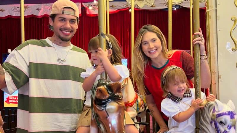 Zé Felipe, Virginia Fonseca, Maria Alice e Maria Flor - Foto: Reprodução / Instagram