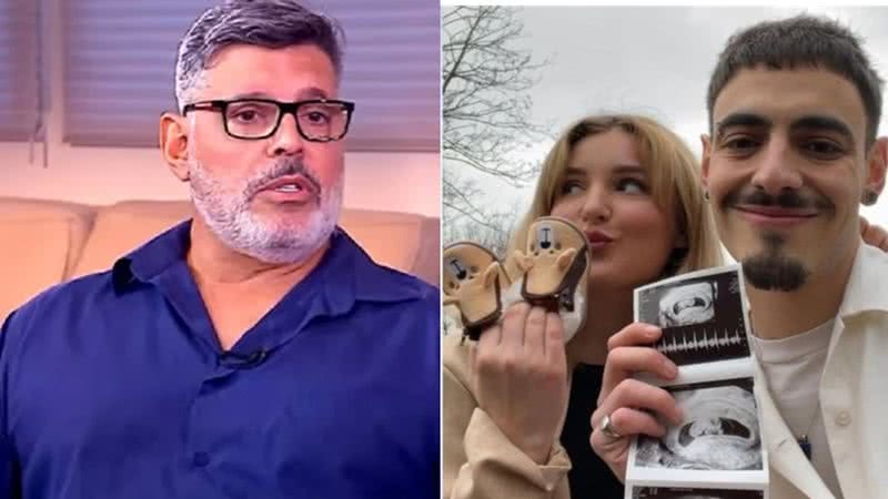 Alexandre Frota será avô - Foto: Reprodução/RedeTV! e Instagram