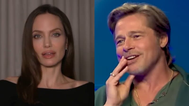 Brad Pitt e Angelina Jolie - Foto: Reprodução/Instagram/YouTube