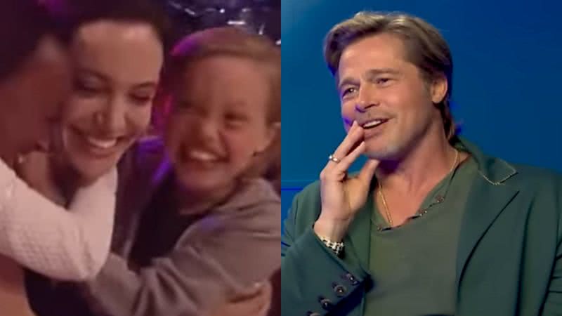 Zahara, Angelina Jolie, Shiloh e Brad Pitt - Foto: Reprodução/YouTube