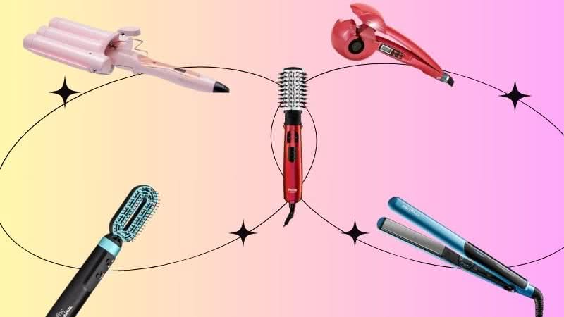 Liberte-se das idas frequentes ao são com dicas de escovas e secadoras para cuidar das suas madeixas em casa - Reprodução/MercadoLivre