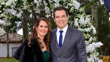 Celso Portiolli e a esposa - Foto: Brazil News