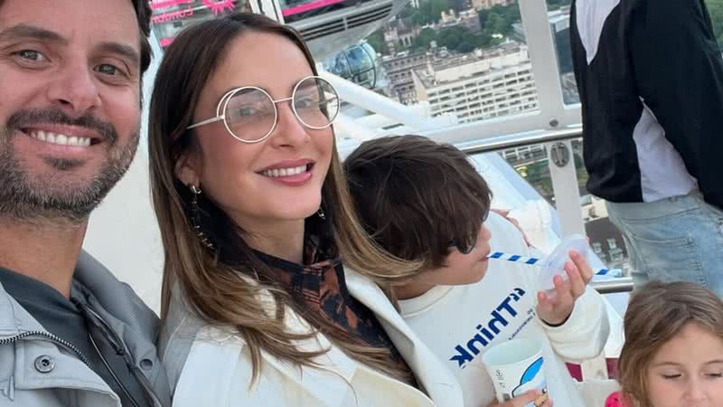 Claudia Leitte mostra cliques com a família na Inglaterra - Reprodução/Instagram