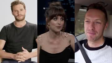 Jamie Dornan, Dakota Johnson e Chris Martin - Foto: Reprodução / Youtube