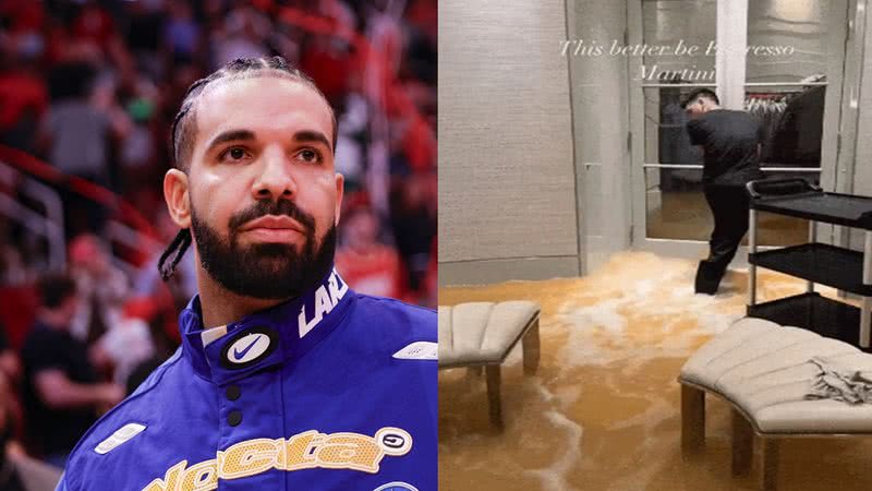 O rapper Drake - Foto: Getty Images e Reprodução/Instagram