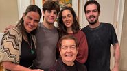 Fausto Silva celebra a vida com seus filhos e esposa - Reprodução/Instagram