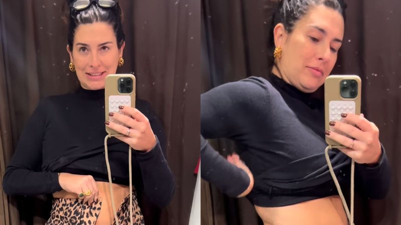 Fernanda Paes Leme exibe mudanças no corpo após nascimento da filha - Reprodução/Instagram