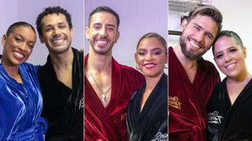 Montagem de fotos dos finalistas da Dança dos Famosos - Foto: Reprodução/Globo