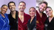 Montagem de fotos dos finalistas da Dança dos Famosos - Foto: Reprodução/Globo