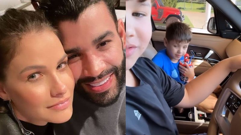 Gusttavo Lima e Andressa Suita são alvo de investigação por vídeo do filho - Reprodução/Instagram