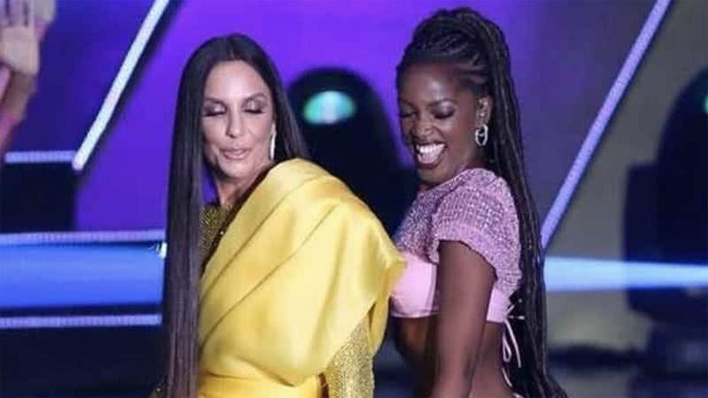 Ivete Sangalo e Iza - Foto: Reprodução / Instagram