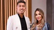 Roberto Firmino e a esposa, Larissa Pereira - Foto: Reprodução / Instagram