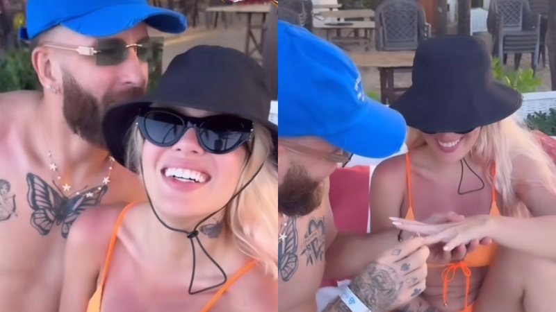 Karoline Lima é pedida em casamento por Léo Pereira - Reprodução/Instagram