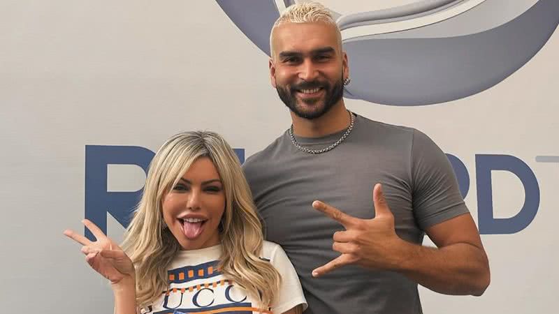 Liziane Gutierrez e Brenno participaram do reality A Grande Conquista 2, da Record - Foto: Reprodução / Instagram