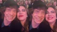 Mick Jagger e Luciana Gimenez - Reprodução/Instagram