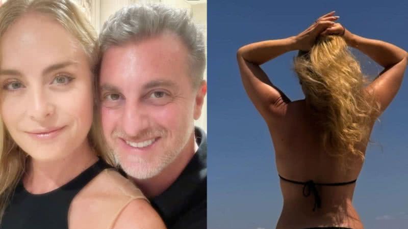 Luciano Huck faz fotos de Angélica de biquíni - Reprodução/Instagram