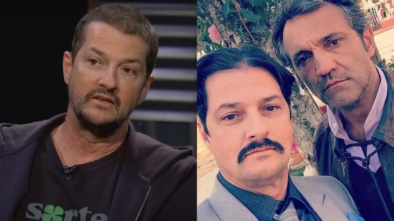 Marcelo Serrado e Domingos Montagner - Foto: Reprodução / TV Cultura / Instagram