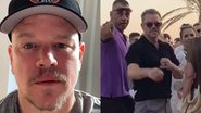 Matt Damon e esposa passam por susto em bar na Grécia - Reprodução/Instagram/TikTok