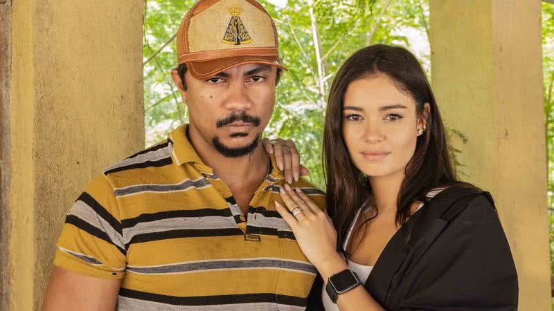 Sophie Charlotte e Xamã como Eliana e Damião, de Renascer - Foto: Reprodução/Globo