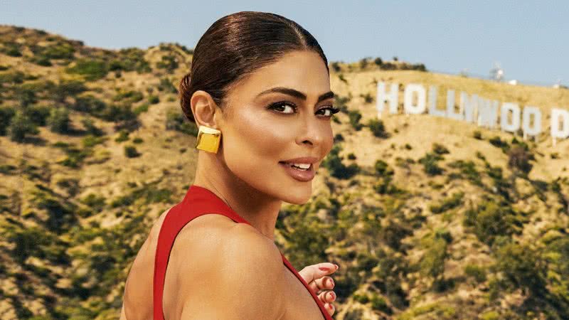 Juliana Paes foi recebida como estrela internacional na sede da Netflix, em Los Angeles - FOTOS: LINDSEY BYRNES/NETFLIX