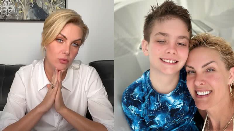 Ana Hickmann e o filho - Foto: Reprodução/YouTube e Instagram