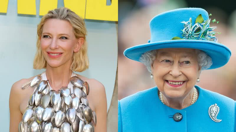 Cate Blanchett e Rainha Elizabeth - Foto: Getty Images