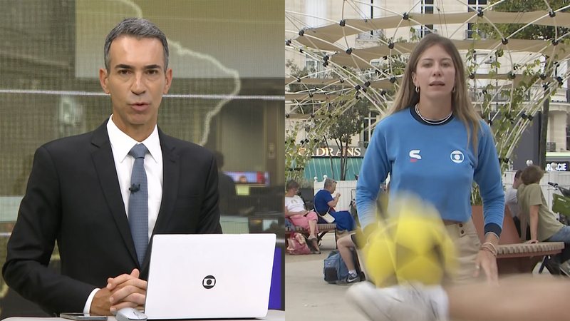 Cesar Tralli e Bárbara Coelho - Foto: Reprodução / Instagram