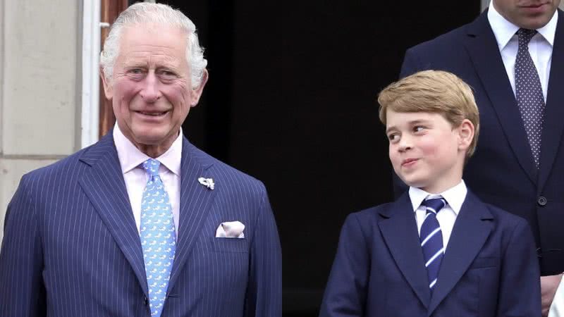 Príncipe George e Rei Charles III - Foto: Getty Images