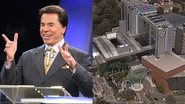 Corpo de Silvio Santos é acompanhado por escolta ao deixar hospital em São Paulo - Reprodução/Globo/SBT