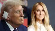 Donald Trump e Celine Dion - Foto: Getty Images