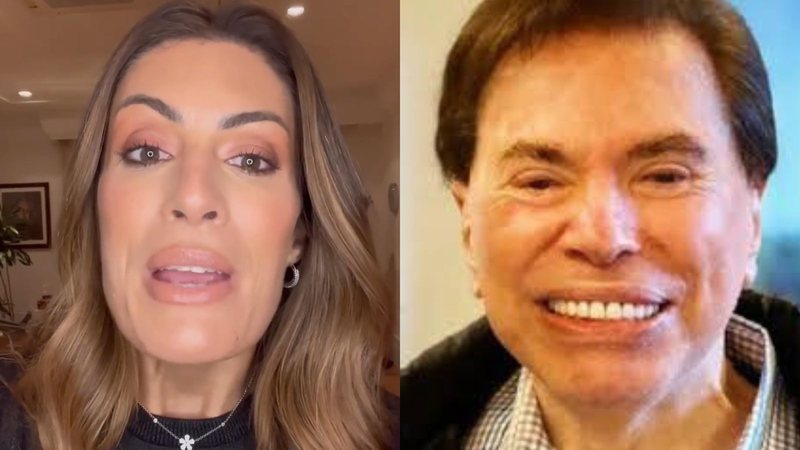 Elaine Mickely e Silvio Santos - Reprodução/Instagram