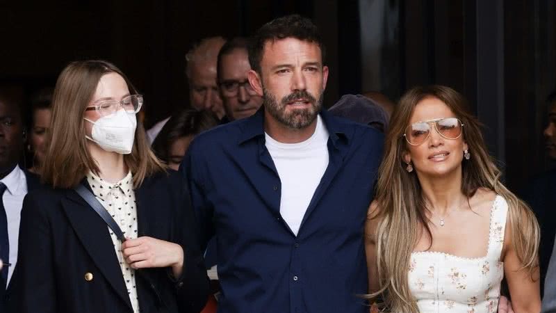 Violet Affleck, Ben Affleck e Jennifer Lopez - Foto: Getty Images