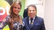 Silvio Santos em último encontro com Flávia Cavalcante - Foto: Arquivo Pessoal