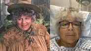 Miriam Margolyes interpretou a Professora Sprout em Harry Potter - Foto: Reprodução/Warner Bros/Instagram e Reprodução/Facebook