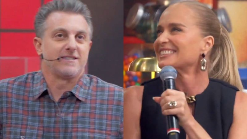 Luciano Huck fica constrangido ao revelar apelido de Angélica - Reprodução/Globo