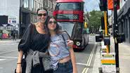 Mônica Martelli e a filha Júlia, de 14 anos, em recente viagem a Londres - Reprodução/Instagram