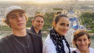 Murilo Rosa e Fernanda Tavares celebram o amor em Paris ao lado dos filhos - DANIELLE SAMPAULO E ROBSON MI