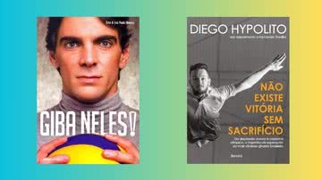 Aproveite o período dos Jogos Olímpicos de Paris para conhecer mais a fundo personalidades como Giba e Roger Federer por meio de excelentes livros - Créditos: Reprodução/Amazon