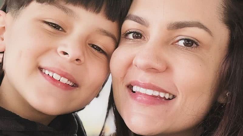 Paula Barbosa com o filho - Foto: Reprodução/Instagram