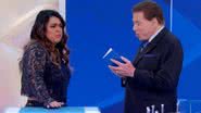 Preta Gil e Silvio Santos - Foto: Reprodução / SBT