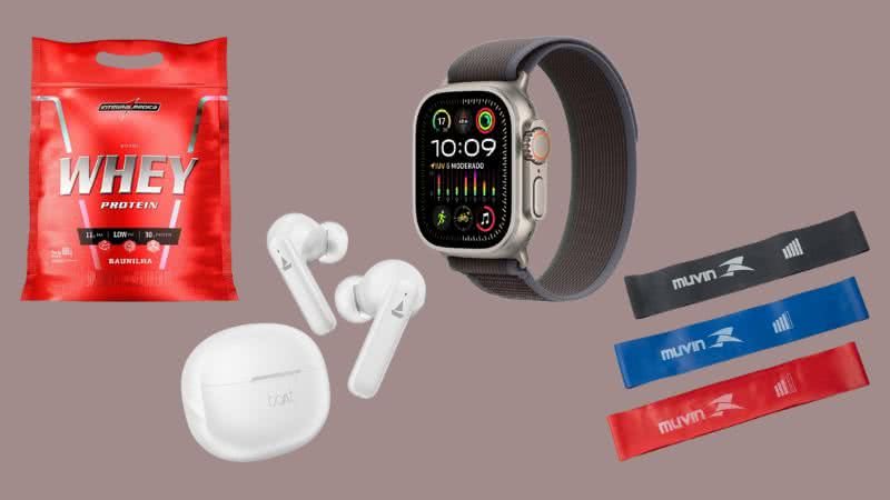 Whey, chuteira, smartwatch e muitos outros itens para você garantir - Reprodução/Amazon