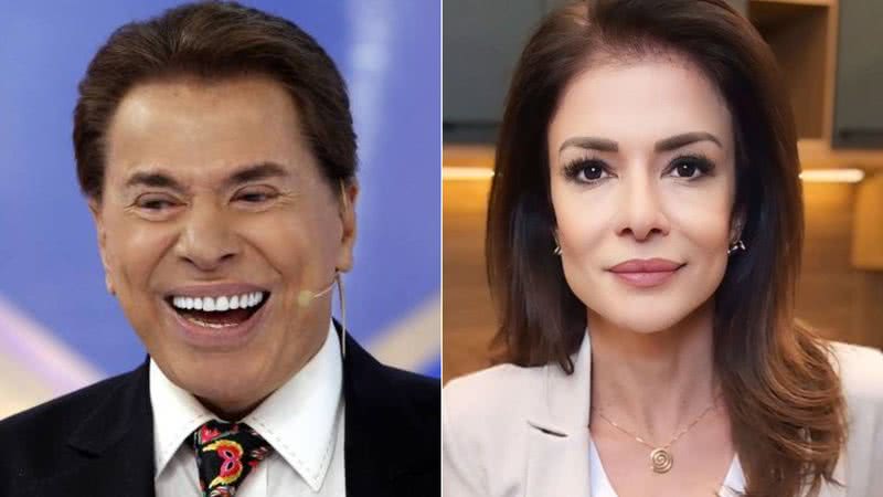 Montagem de fotos de Silvio Santos e Analice Nicolau - Foto: SBT/Instagram @analicenicolau