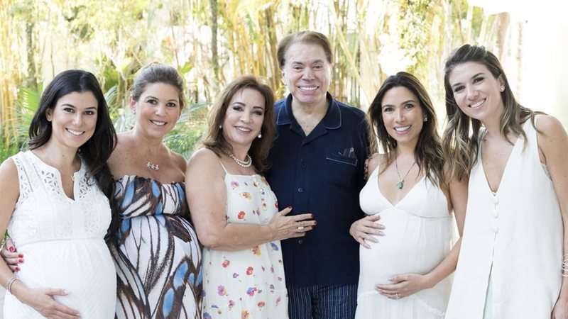 Silvio Santos com a família - Foto: Thalita Castanha