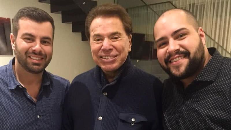 Fernando Poli, Silvio Santos e Tiago Abravanel - Foto: Reprodução / Instagram