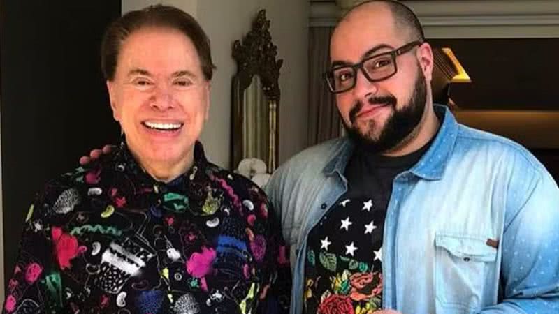 Silvio Santos e Tiago Abravanel - Foto: Reprodução / Instagram