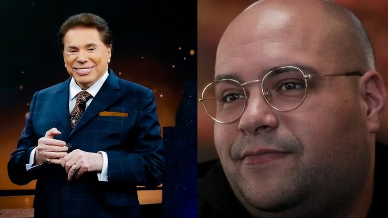 Silvio Santos e Tiago Abravanel - Foto: Lourival Ribeiro/SBT e  Reprodução/Globo