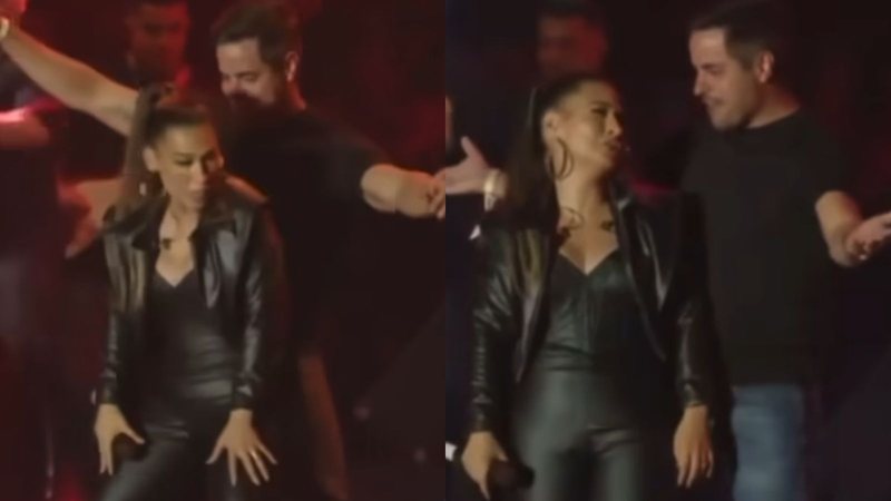 Simone Mendes diverte o público ao ‘expulsar’ o marido do palco em brincadeira - Reprodução/Instagram