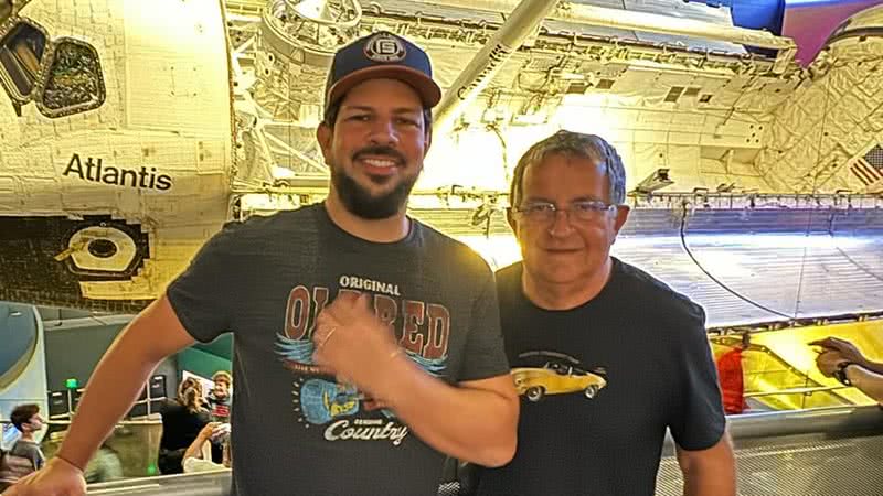 Cantor Sorocaba e seu pai, José Carlos Assis - Foto: Reprodução / Instagram