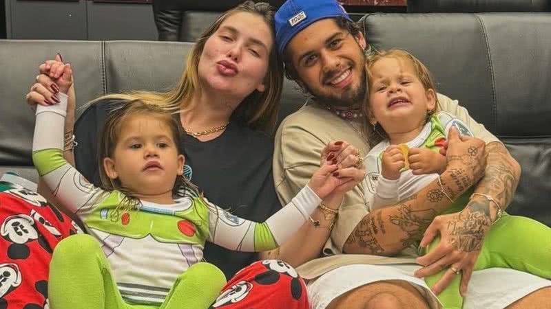 Virginia Fonseca, Maria Flor, Maria Alice e Zé Felipe - Foto: Reprodução/Instagram