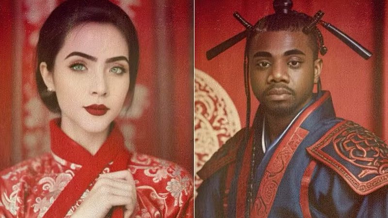 Pé de Chinesa, suposta novela Gloria Perez teria Jade Picon e Davi Brito como os protagonistas - Reprodução/ X